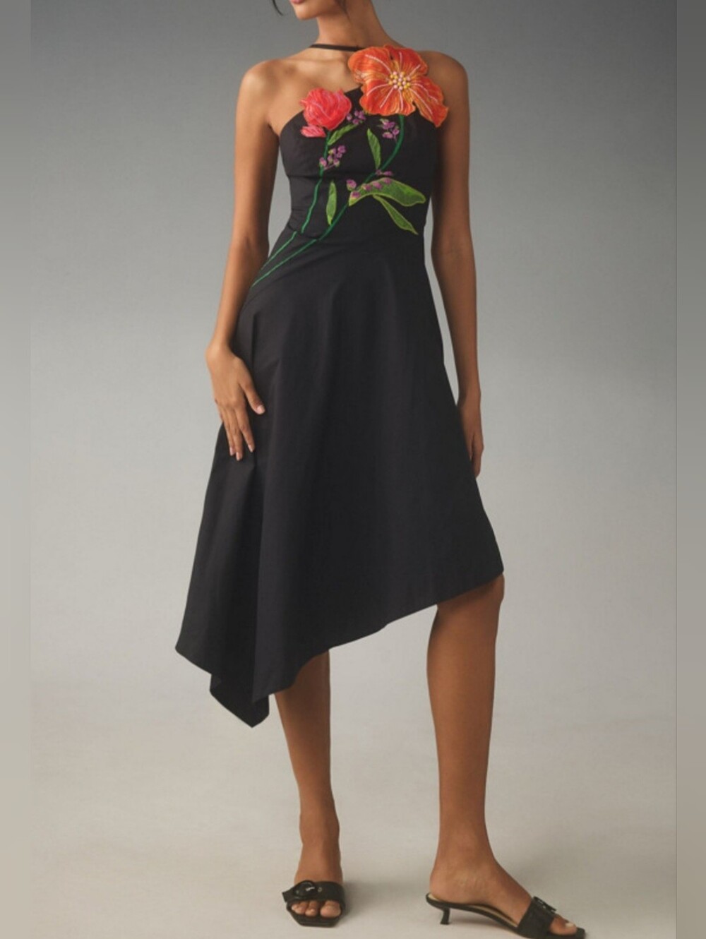 Anthropologie Yukiko Noritake Midi Dress